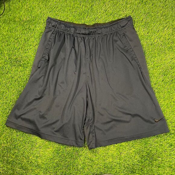 Nike Dri Fit 2008 Navy Black metallic shine athletic shorts (XL) - Picture 1 of 8